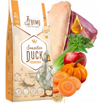 Bemo Sensitive Duck Monoproteinové Medium & Large Hypoalergenní 3 kg