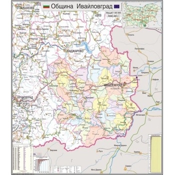 Mapmedia Карта на община Ивайловград