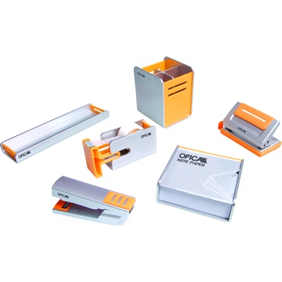 OFICA Комплект за бюро Ofica FES-100 Оранжев