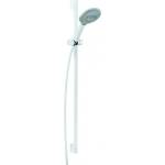 Kludi Душ комплект Kludi Freshline 3S бял с опорна дръжка, маркуч и душ слушалка (6794091-00)