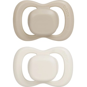 B. Box Natural Rubber 0-6m биберон Vanilla/Latte 2 бр