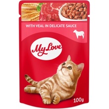 My Love for adult cats With veal in delicate sauce 100 g