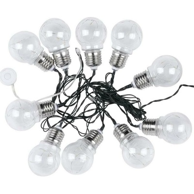 V-Tac LED Solárna reťaz 10xLED/1W/1,2V 1xAA 2 m IP44 3000K 300 mAh VT1700
