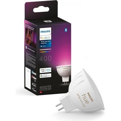 Philips Hue 8719514491403 LED inteligentná žiarovka 6,3W GU5.3 400lm 2200-6500+RGBK