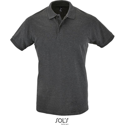 Sol's Perfect Men pánske polo tričko sivé ch. mel.