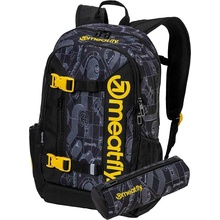 Meatfly Batoh Basejumper modráprint Black