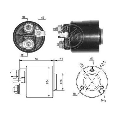 Spínač startéru Valeo D7E19