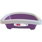 Mpets Memphis Cat Litter Tray with Rim - открита котешка тоалетна с борд 59x48x19 см - 20100499