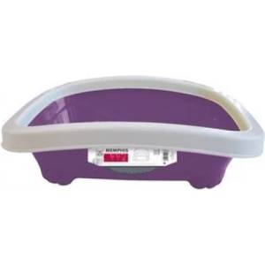 Mpets Memphis Cat Litter Tray with Rim - открита котешка тоалетна с борд 59x48x19 см - 20100499
