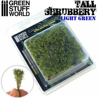 Dekorace Green Stuff World Tall Shrubbery: Light Green