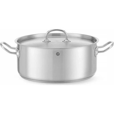 HENDI Nízký hrnec s poklicí 7,4 l 280 mm Kitchen Line 836033