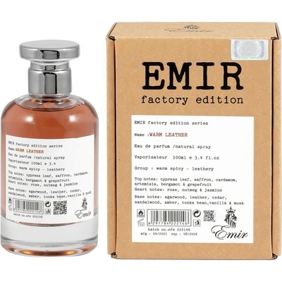 Paris Corner Warm Leather Factory Edition parfémovaná voda unisex 100 ml