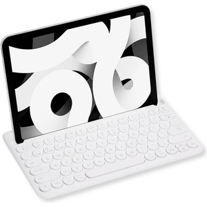 Macally Безжична клавиатура за таблети и мобилни устройства с Bluetooth - Macally Portable Multi-Device Rechargeable Bluetooth Keyboard US (бял) (BTTABKEYBAT)