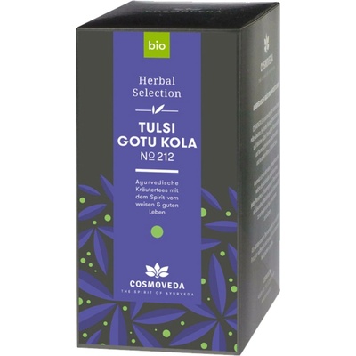 Cosmoveda Bio čaj Tulsi Gotu Kola 25 sáčků