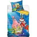 Carbotex bavlna povlečení SpongeBob Patrik a pan Krabs 140x200 70x90