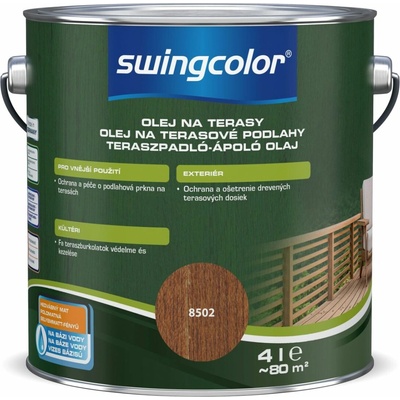 Swingcolor Terasový olej 4 l bangkirai
