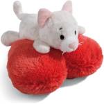 NICI плюшена Love Котенце сладко лежащо, сърце, 13см, GREEN (49405)