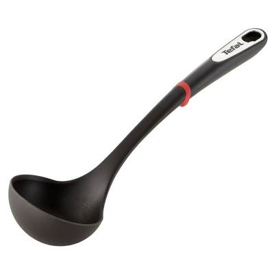 Черпак Tefal K2060114, Ingenio, Ladle, Kitchen tool, Termoplastic, 40.4x10x3.4cm, Up to 220°C, Dishwasher safe, black (K2060114)