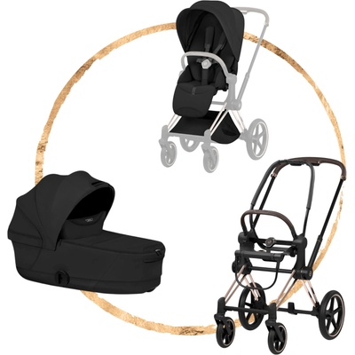 Cybex Kombinovaný Priam Style Rosegold Sepia Black 2026