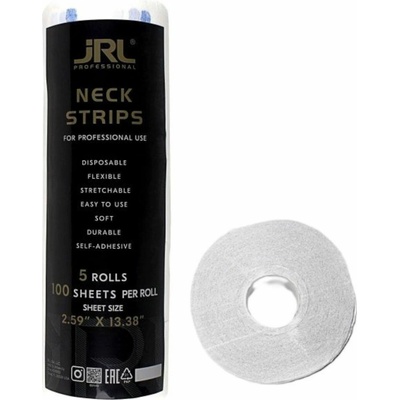 JRL papier na ochranu krku biely 5 x 100 ks