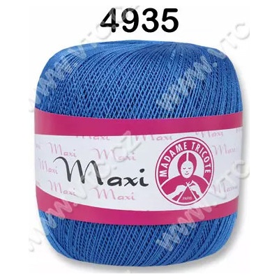 MADAME TRICOTE PARIS Příze Maxi - klasická i Metallic Maxi: 4935 Kalifornská modř