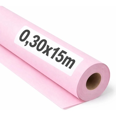 OFITURIA Kraft Paper Pink Pastel - Roll 0.30 × 15 m - 6 Rolls - Wrapping Paper and Packaging Paper - Craft Paper for DIY, Decoration and Sewing Patterns - Tear-Resistant and Easy to Cut - COM620-parent2