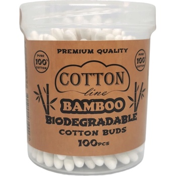 COTTON LINE клечки за уши, Bamboo, 100 броя