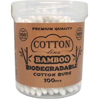 COTTON LINE клечки за уши, Bamboo, 100 броя