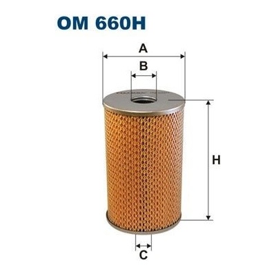 Filter pracovnej hydrauliky FILTRON OM 660H