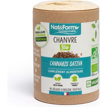 Nat&Form Екстракт от БИО Конопени семена 90 капсули | Nat&Form (026345 (CHANVBIO))