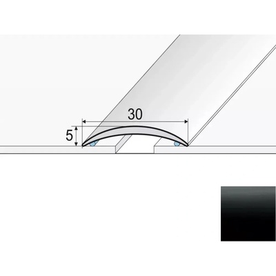 Effector A03 Prechodový profil ČIERNA 2,7 m