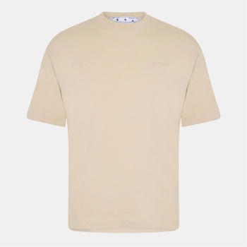 Image 1 of Off White Men's Scribble Skate Short-Sleeve Patterned Shirt - Ivory