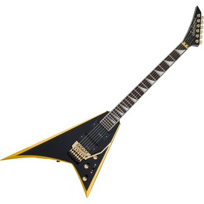 Jackson X Series Rhoads RRX24 IL BLK with YLW Bevels Black with Yellow Bevels Електрическа китара