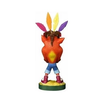 EXG Pro Crash Bandicoot Aku Aku figure clamping bracket Cable guy 20cm