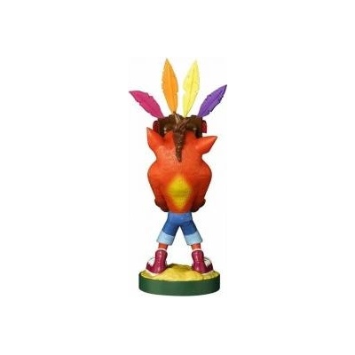 EXG Pro Crash Bandicoot Aku Aku figure clamping bracket Cable guy 20cm