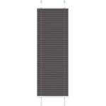 vidaXL Плисирана щора черна 45x150 cm Ширина на плата 44, 4 cm (4015132)