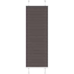 vidaXL Плисирана щора черна 45x150 cm Ширина на плата 44, 4 cm (4015132)