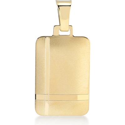 Lillian Vassago Zlatý přívěsek Placička LLV22 GP030Y