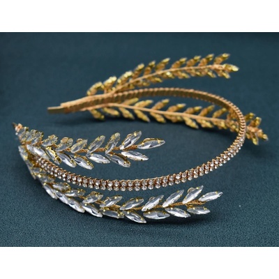 B-TOP Krystalová čelenka do vlasů s větvičkami Druh barvy: Stříbrná – Hledejceny.cz