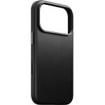 Nomad Гръб Nomad Traditional Leather за iPhone 18 Pro - черен
