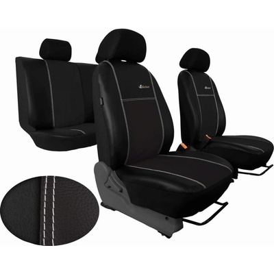Autopotah Automega Peugeot Boxer II 3 místa stolek Exclusive kožené s alcantarou černé