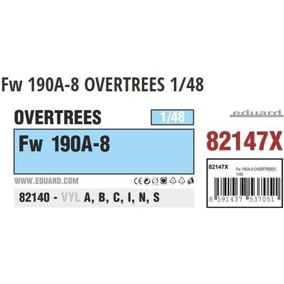 Eduard Fw 190A-8 OVERTREES 82147X 1:48