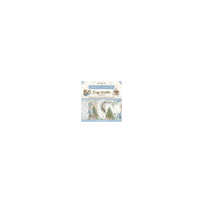Sada papírů 30,5x30,5 190g Romantic Collection Cozy Winter ( SBBL120) Stamperia SCR513306