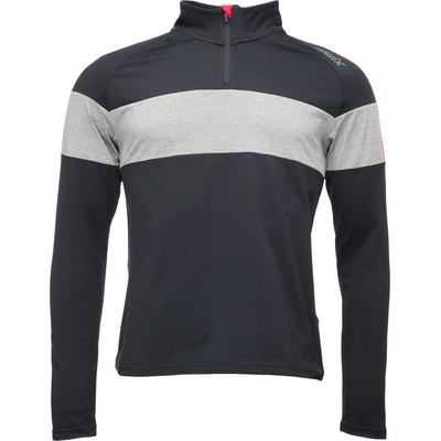 Swix Tista 1/2 Mid Layer M čierna sivá