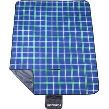 SPOKEY pikniková deka Checkered 150 x 180 modrá