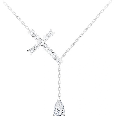 Preciosa Stříbrný Křížek Shiny Cross s kubickou zirkonií 5301 00