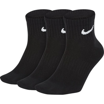 Nike ponožky Everyday Lightweight Ankle 010BlackWhite 3 pack