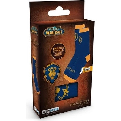 ABYstyle ponožky World of Warcraft Alliance Blue & Yellow modrá