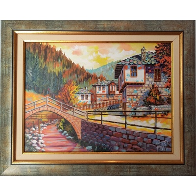 Картина с пейзаж от Боженци