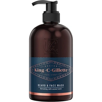 King C. Gillette Beard & Face Wash emulzia na fúzy a tvár 350 ml